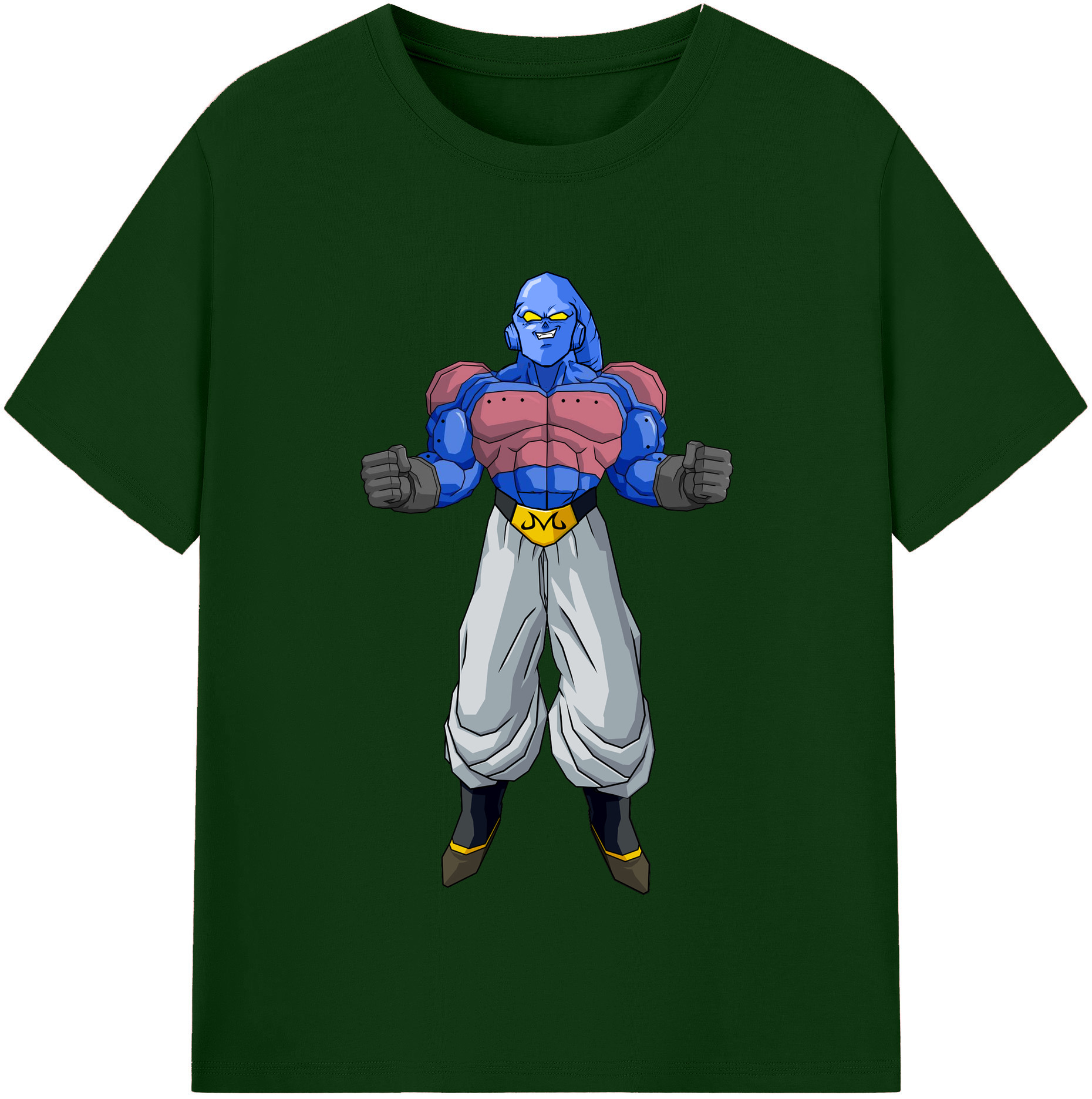 （画像用） ドラゴンボール 魔人ブウ DRAGON BALL Majin Buu 綿100％半袖Tシャツ（フロントプリント）